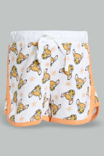 تنزيل الصورة على معرض الصور، Redtag-White-Bambi-Aop-Short-Shorts-Infant-Girls-3 to 24 Months
