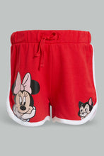 تنزيل الصورة على معرض الصور، Redtag-Red-Mini-Placement-Print-Short-Shorts-Infant-Girls-3 to 24 Months
