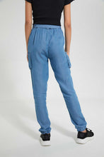 تنزيل الصورة على معرض الصور، Redtag-Denim-Cargo-Pocket-Jogger-Jeggings-Senior-Girls-9 to 14 Years
