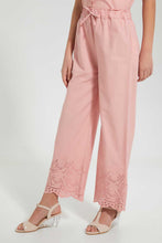 تنزيل الصورة على معرض الصور، Redtag-Pink-Culottes-With-Chiffly-Hem-Cargo-Pants-Senior-Girls-9 to 14 Years
