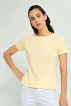 Load image into Gallery viewer, Redtag-Lemon-Plain-Short-Sleeve-Crew-Neck-T-Shirt-Active-Tees-Women&#39;s-
