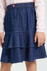 Redtag-Denim-Gathers-Cut-&-Sew-Skirt-Skirts-Girls-2 to 8 Years