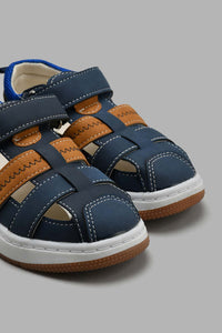 Redtag-Navy-Fisherman-Sneaker-Fisherman-Boys-3 to 5 Years