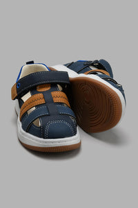 Redtag-Navy-Fisherman-Sneaker-Fisherman-Boys-3 to 5 Years