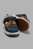 Redtag-Navy-Fisherman-Sneaker-Fisherman-Boys-3 to 5 Years