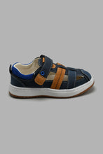 Load image into Gallery viewer, Redtag-Navy-Fisherman-Sneaker-Fisherman-Boys-3 to 5 Years
