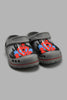 Redtag-Grey-Spiderman-Character-Clog-Clogs-Boys-3 to 5 Years