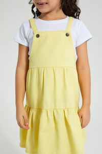 Redtag-Assorted-T-Shirt-&-Dress-Casual-Set-Sets-Girls-2 to 8 Years