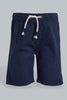 Redtag-Red-Polo-And-Navy-Twill-Short-Casual-Set-(2-Pack)-Sets-Infant-Boys-3 to 24 Months