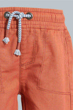 Load image into Gallery viewer, Redtag-White-Car-T-Shirt-With-Orange-Twill-Short-Casual-Set(2-Pack)-Sets-Infant-Boys-3 to 24 Months

