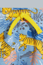 Load image into Gallery viewer, Redtag-Mustard-Tiger-T-Shirt-With-Terry-Short-(2-Pack)-Sets-Infant-Boys-3 to 24 Months
