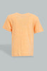 Redtag-Orange-Yd-T-Shirt-With-Blue-Terry-Short-(2-Pack)-Colour:Orange,-Filter:Infant-Boys-(3-to-24-Mths),-Infant-Boys-Sets,-New-In,-New-In-INB,-Non-Sale,-S22B,-Section:Kidswear-Infant-Boys-3 to 24 Months