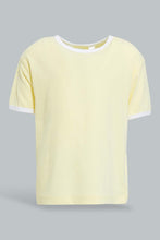 تنزيل الصورة على معرض الصور، Redtag-Yellow-Jersey-Rib-Casual-Set-(2-Pack)-Sets-Infant-Boys-3 to 24 Months
