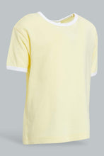 تنزيل الصورة على معرض الصور، Redtag-Yellow-Jersey-Rib-Casual-Set-(2-Pack)-Sets-Infant-Boys-3 to 24 Months
