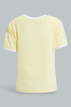 تنزيل الصورة على معرض الصور، Redtag-Yellow-Jersey-Rib-Casual-Set-(2-Pack)-Sets-Infant-Boys-3 to 24 Months
