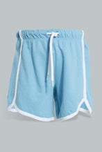 Load image into Gallery viewer, Redtag-Blue-Jersey-Rib-Casual-Set-(2-Pack)-Sets-Infant-Boys-3 to 24 Months
