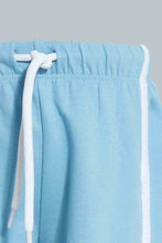 Load image into Gallery viewer, Redtag-Blue-Jersey-Rib-Casual-Set-(2-Pack)-Sets-Infant-Boys-3 to 24 Months

