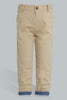 Redtag-Tan-Roll-Up-Casual-Trousers-Chinos-Infant-Boys-3 to 24 Months