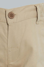 تنزيل الصورة على معرض الصور، Redtag-Tan-Roll-Up-Casual-Trousers-Chinos-Infant-Boys-3 to 24 Months
