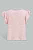 Redtag-Pink-Plain-Jacquard-T-Shirt-Plain-Infant-Girls-3 to 24 Months