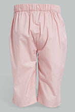 تنزيل الصورة على معرض الصور، Redtag-Pink-Wideleg-Solid-Pleated-Trouser-Trousers-Infant-Girls-3 to 24 Months
