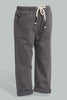 Redtag-Grey-Twill-Pull-On-Casual-Trouser-Trousers-Infant-Boys-3 to 24 Months