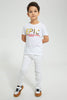 Redtag-White-Biker-Jean-Jeans-Jogger-Fit-Boys-2 to 8 Years