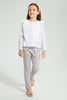 Redtag-Assorted-Checkered-Knitted-Trouser-Trousers-Girls-2 to 8 Years