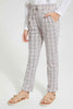 Redtag-Assorted-Checkered-Knitted-Trouser-Trousers-Girls-2 to 8 Years