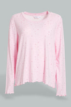 Load image into Gallery viewer, Redtag-Pink-Star-Printed-Top-And-Short-Set-Cami-Sets-Women's-
