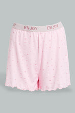 Load image into Gallery viewer, Redtag-Pink-Star-Printed-Top-And-Short-Set-Cami-Sets-Women's-
