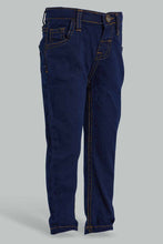 Load image into Gallery viewer, Redtag-Dark-Wash-Wash-Basic-Denim-Pant-Jeans-Slim-Fit-Infant-Boys-3 to 24 Months
