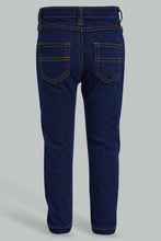 Load image into Gallery viewer, Redtag-Dark-Wash-Wash-Basic-Denim-Pant-Jeans-Slim-Fit-Infant-Boys-3 to 24 Months
