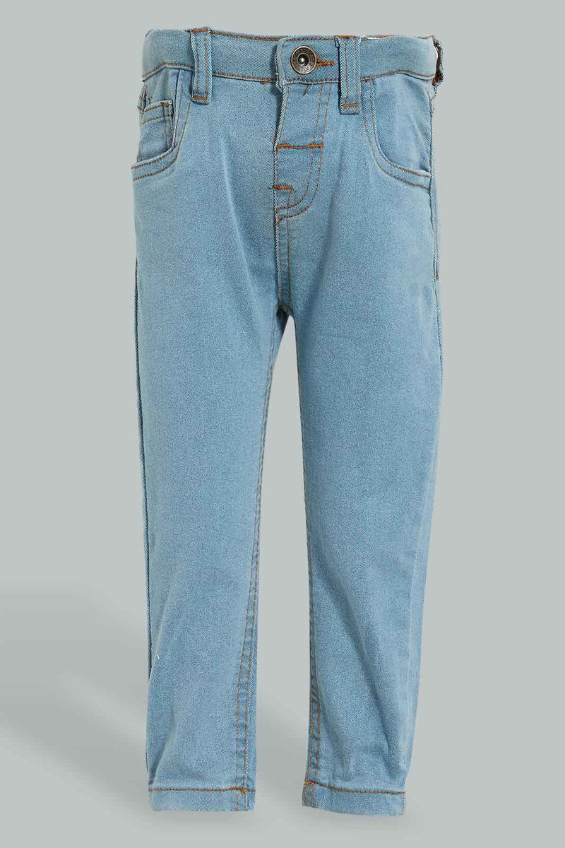 Redtag-Light-Wash-Basic-Denim-Pant-Colour:Light-Wash,-Filter:Infant-Boys-(3-to-24-Mths),-Infant-Boys-Jeans,-New-In,-New-In-INB,-Non-Sale,-PPE,-S22A,-Section:Kidswear-Infant-Boys-3 to 24 Months