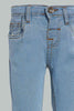 Redtag-Light-Wash-Wash-Basic-Denim-Pant-Jeans-Slim-Fit-Infant-Boys-3 to 24 Months