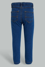 تنزيل الصورة على معرض الصور، Redtag-Mid-Blue-Wash-Basic-Denim-Pant-Jeans-Slim-Fit-Infant-Boys-3 to 24 Months
