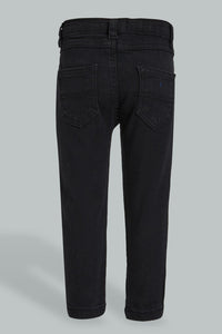 Redtag-Black-Wash-Basic-Denim-Pant-Colour:Black,-Filter:Infant-Boys-(3-to-24-Mths),-Infant-Boys-Jeans,-New-In,-New-In-INB,-Non-Sale,-PPE,-S22A,-Section:Kidswear-Infant-Boys-3 to 24 Months