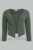 Redtag-Dark-Green-Cropped-Jacket-Jackets-Women's-