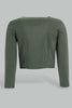 Redtag-Dark-Green-Cropped-Jacket-Jackets-Women's-