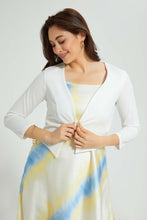 Load image into Gallery viewer, Redtag-White-Cropped-Jacket-Jackets-Women&#39;s-
