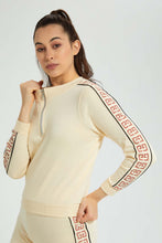 Load image into Gallery viewer, Redtag-Beige-Sweatshirt-Active-Sweatshirts-Women&#39;s-
