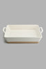 Redtag-Off-White-Rectangle-Baking-Dish-(Large)-Bakeware-Home-Dining-