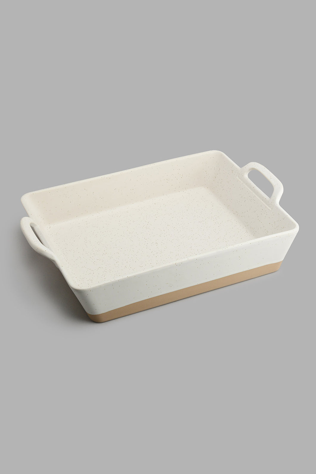 Redtag-Off-White-Rectangle-Baking-Dish-(Large)-Bakeware-Home-Dining-