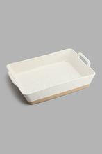 تنزيل الصورة على معرض الصور، Redtag-Off-White-Rectangle-Baking-Dish-(Medium)-Bakeware-Home-Dining-
