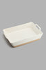 Redtag-Off-White-Rectangle-Baking-Dish-(Medium)-Bakeware-Home-Dining-