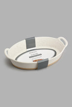 Load image into Gallery viewer, Redtag-Off-White-Oval-Baking-Dish-(Small)-Bakeware-Home-Dining-
