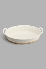 Load image into Gallery viewer, Redtag-Off-White-Oval-Baking-Dish-(Small)-Bakeware-Home-Dining-
