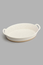 Load image into Gallery viewer, Redtag-Off-White-Oval-Baking-Dish-(Small)-Bakeware-Home-Dining-
