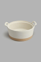 Load image into Gallery viewer, Redtag-Off-White-Round-Casserole-With-Lid-Bakeware-Home-Dining-
