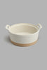 Redtag-Off-White-Round-Casserole-With-Lid-Bakeware-Home-Dining-